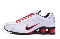 nike shox r4 hommes original rival 4 white red